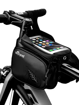 1 Kom. 7-Inčni Bicikl Vodootporni Mobitel Nosač Torba Zaslon Osjetljiv Na Dodir Saddle Bag Mountain Bike Prednji Zraka Torba Za Jahanje Oprema