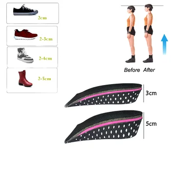 1 par unisex EVA pjenom jastučići cipela povećanje visine pola uložak ubacite jastuk dizalo višu petu dizalo 3 cm / 5 cm njegu stopala