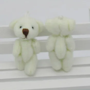 100 kom./lot Kawaii Small Joint Teddy Bears punjene pliš 3,5 cm toy Teddy-Bear Mini Bear Ted Bears pliš igračke svadbene darove 01301