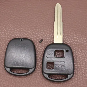 2 gumba daljinskog ključa automobila privjesak popravak poklopca torbica Shell pogodan za Toyota Camry RAV4 Prado Cruise Key Uncut TOY41 desni nož