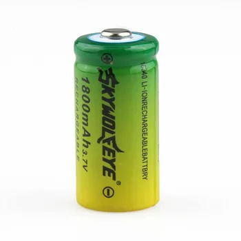 2 komada 16340 baterija 1800mAh li-ion punjiva baterija 3.7 V +Usb smart battery charger brzo punjenje baterija baterija baterija baterija baterija li-on
