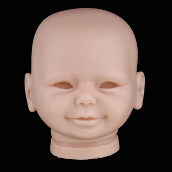 20-inčni Mekan silikon vinil realistična lutka glava kalup kalup za preporođeni nedovršene plijesni prilagođene normalna koža