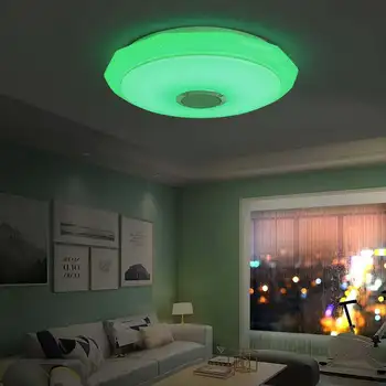 200W WiFi Modern RGB LED plafonjere Home Lighting APP za bluetooth Music Light lampe za spavaće sobe Smart Dimmable Music stropna svjetiljka