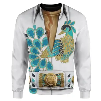 2020 Nova moda muškarci majica cosplay Elvis Paun 3D tiskanih Harajuku majica unisex casual pulover sudadera hombre KJ079