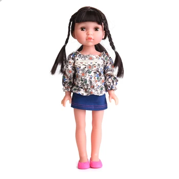 4 tip 13 cm 34 cm realan 3D lice dječje lutke vinil materijal moda djevojka lutka igračke za djecu radja lutka