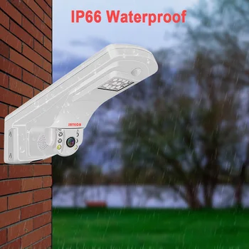 5MP Wireless WIFI PTZ Wall Lamp Camera PoE Onvif P2P Human Praćenje IP66 Outdoor For Yard Street Parking Lot Nadzor