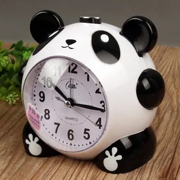 Alarm crtani film panda glupi sat noćni svjetlo studenti djeca krevet poglavlje alarm