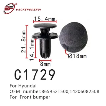 Automatska stezna detalj za Hyundai 865952T500, 1420608250b nekih položaja prednjeg branika vozila