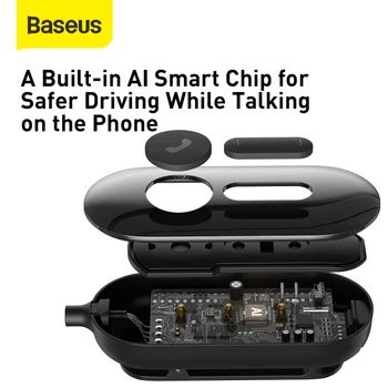 Baseus A10 bežične slušalice Smart Bluetooth slušalice u automobilu 5.0 vodootporan baterija 200 mah HD glasovni poziv slušalice za mobilne telefone