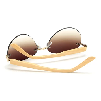 BOYSEEN 2017 nova moda proizvode Muškarci Žene sunčane naočale bambus bez granica sunčane naočale au klasicni drveni leće drveni okvir ručno