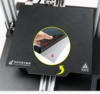 CREASEE 3D pisač PEI opružni čelik, lim magnetna naljepnica 220/235/310 mm uvozni materijali za toplinsku kreveta