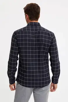 DeFacto Winter Man Shirts Modern Fit majica dugi rukav tkani vrhovima muška moda nova sezona-R4771AZ20WN