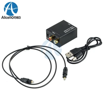 Digitalni optički i koaksijalni signal Toslink u analogni L/d audio converter adapter modul 2x RCA izlaz L/R 3,5 mm USB power DC 5V DIY