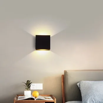 Dimmable Wall Light 6W 12W LED zidna svjetiljka jednostavan unutarnji лестничный prolaz Spavaća soba Dnevni boravak brza dostava