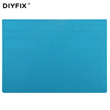 DIYFIX жаропрочная izolacija stol vrući zrak pištolj postaja Soft mat silikonska mat mobilni telefon lemljenje BGA DIY alat za popravak