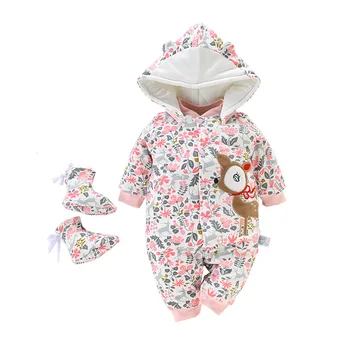 Dječja odjeća dječak djevojčica odjeća pamuk novorođenče beba kombinezon slatka beba novorođenče zimska odjeća DS29