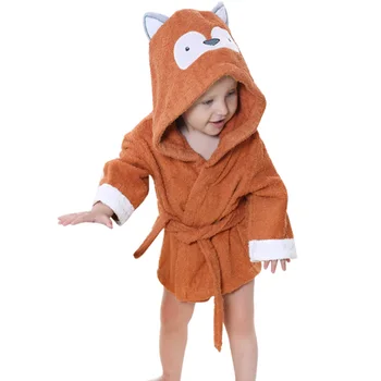 Dječji ogrtač crtani hoodies djevojčica dječaka ogrtač 0-6 godina Dobar kvalitet plahte djeca soft dječje odjeće pidžama miša i lisice