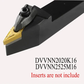 DVVNN2020K16/DVVNN2525M16 cilindričnih alat tokarilica okretanje Držač alata расточной CNC stroj za rezanje alat