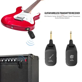 Električna Gitara Bežični Odašiljač Alat Glazbeni Dio C01 Prijemnik Kit Music Ugodan Alat Isporuke