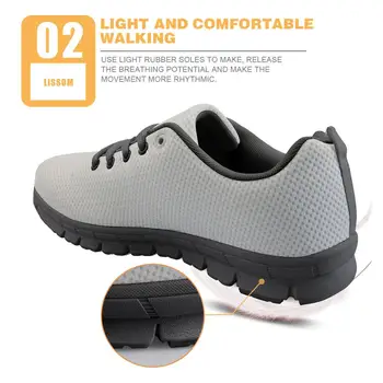 HYCOOL Women Running Shoes For Woman Doctor Medical Surgeon Pattern Female Runner Breathable Jogging Outdoor Walking Euro 35-45