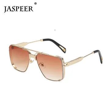 JASPEER prevelike steampunk sunčane naočale muškarci gradijent berba UV400 vožnje sunčane naočale nijanse sunčane naočale luksuzni brand dizajner