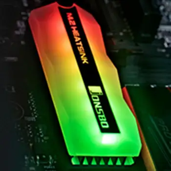 Jonsbo M. 2 SSD-ovi Heatsink ARGB podesiva boja 5V 3Pin HD hard disk hladnjak воркующий ventilator hladnjaka prijenos topline