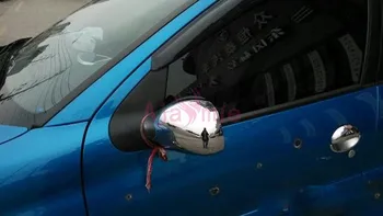 Kromirana stil vozila poklopac otvora prekrivanje ogledala retrovizora završiti okvira komplet panela detektor pločice za Peugeot 206 CITROEN C2 pribor