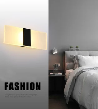 LAIMAIK Modern Led Wall Lamp AC110V/220V Sconce LED Acrylic Lamp Wall Mounted stair light 3W 6W 9W 12W Bathroom led wall light