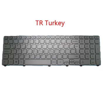 Laptop TR tipkovnica za DELL Inspiron 15 7537 04VVX8 4VVX8 Turska s pozadinskim osvjetljenjem novi