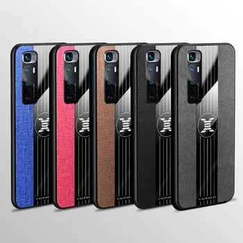 Luksuzne presvlake za Xiaomi Mi 10 Ultra Case tkanina stražnji poklopac telefona za Xiomi Mi 10 Pro MI10 Lite poklopac magnetsko metalni prsten postolje