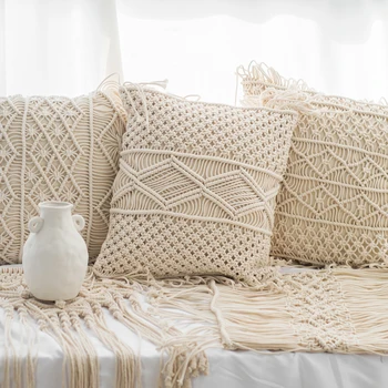 Makrame jastučnicu boho dekor ručne četke jastuci američki Marokanski jastučnicu nacionalni stil home dekor jastučnicu