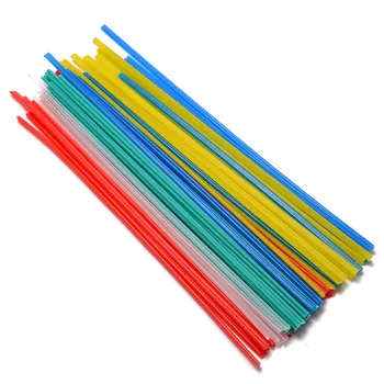 Mayitr 50шт 25CM plastične zavarivanje-šipke 5 kolor zavarivanja palicama plava/bijela/žuta/crvena/zelena zavarivanje alati