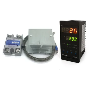 Najbolji digitalni pid regulator temperature Max regulira temperaturu 1372 stupnja Celzija+теплоотвод+термопара 2M K+Max 40A SSR novi