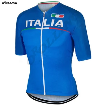 Novi klasični Italia Pro Cycling Team Jersey Set Customized Mountain Road Race ORROLLING Multi