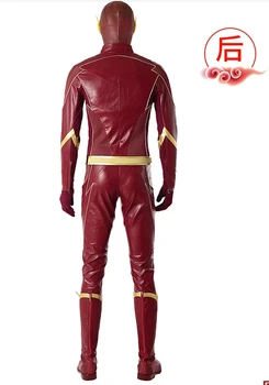 Odrasli muškarci Flash odijelo Crvena uniforma Flash sezona 4 Barry Allen Flash cosplay odijelo karneval Halloween večernja odijela