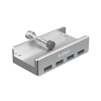 ORICO MH4PU performansi aluminij 4 Ports USB 3.0 Clip-type HUB For Desktop, Laptop Clip Range 10-32mm With 150cm Date Cable poklon paket