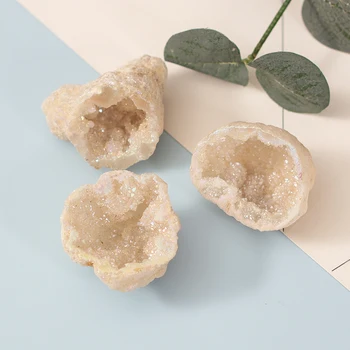 Prirodni kvarcni Kristal ahat Cut Crystal klaster liječeći kamen reiki mineralni uzorak home dekor Akvarij dvorište kamen DIY poklon