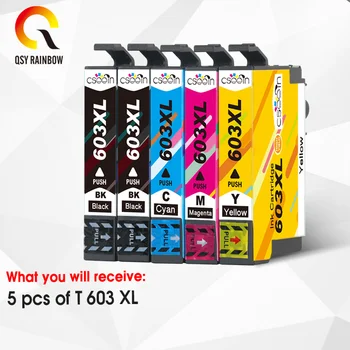 QSYRAINBOW advanced brand 603XL ink cartridge Epson XP-XP 2100-2105 XP-3100 XP-3105 XP-4100 XP-4105 WF-STAVAKA 2810 WF-2830