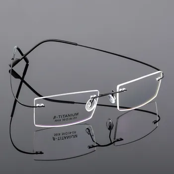 Rimless za naočale od β-legure titana rimless fleksibilna optička okvira recept naočale bez okvira naočale očne naočale