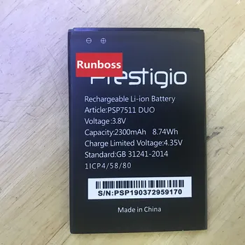 Runboss originalna kvalitetna baterija PSP7511DUO za Prestigio Muze B7 PSP7511 DUO 2300mAh