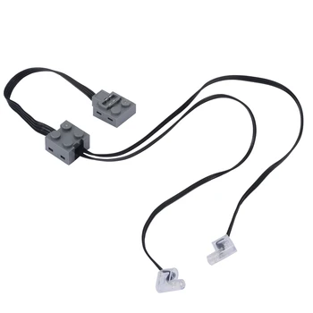 Technic Power Function 8870 LED Light Line Link kabel za Lego Train Vehicle ravna linija kabel za priključak instrumenata visoke kvalitete