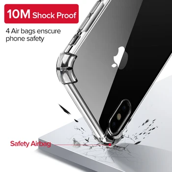 Ugreen Case For iPhone 7 8 Plus Case противоударная stražnji poklopac za iPhone X Xs Max Phone Case HD Clear For Protective iPhone 7
