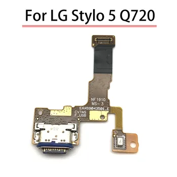 USB port za punjenje mikrofon mikrofon dock konektor naknada fleksibilan kabel za LG Stylo 5 Q720 rezervni dijelovi za popravak