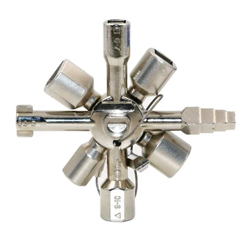 Višenamjenski trokutasti ključ ključ električni ormar za upravljanje Interni kvadratnom ključ 10 u 1 križarski rat ključ trokutasti ključ ključ