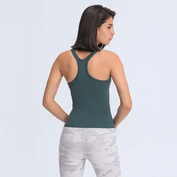 Wmuncc joga košulja žene za fitness top sam-natrag dizajn protežu uske mršavi materijal vježba Vježba sportska odjeća remenčićima