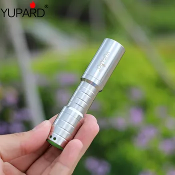YUPARD Q5 LED mini outdoor nehrđajućeg čelika 14500 punjiva odsjaj jarko svjetiljku AA baterija mini vanjski kamp sport