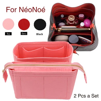Za Neo noe umetnuti torbe organizator make up bag organizirati putovanja unutar novčanik prijenosni kozmetički osnovni pogon za neonoe