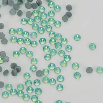 Zeleni Opal FlatBack Glass Hot Fix Rhinestones Hot-Fix Kristalno Kamenje Za Odjeću