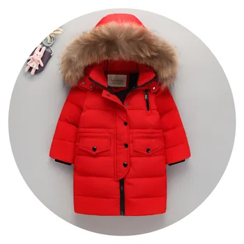 Zimske ženske dolje jakne kaput dugi model djeca patka dolje odjeća Dječja odjeća zadebljanje dječaka dolje i parkovi jakna