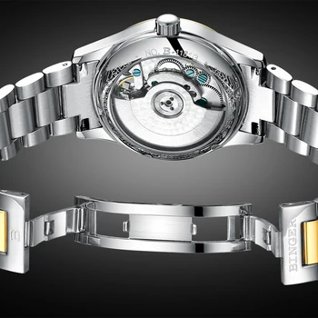 Švicarska automatski satovi muški luksuzni brand satova BINGER Sports Tourbillon Mehanički ručni sat Power Display 2018 40 mm